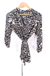 חולצה ZARA בסטייל כתמים בחום  -S-M